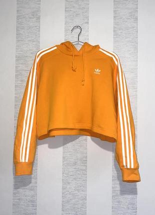 Толстовка худі вкорочене adidas originals adicolor оригінал