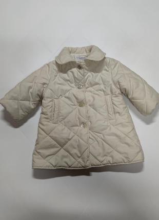Неймовірна стьобана куртка пальто для дівчинки 6-12 місяців papermoon next zara h&m1 фото