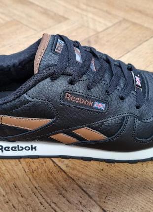 Кроссовки мужские рибок (reebok classic) белый кожа7 фото