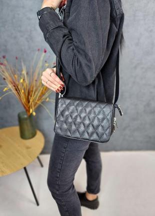 Стильна жіноча сумочка італійського втробника vera pelle🇮🇹1 фото