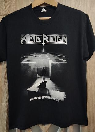 Футболка acid reign , enlish crossover thrash band