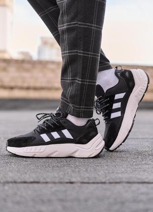 Adidas zx22 boost black white7 фото