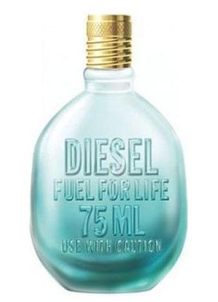 Чоловіча туалетна вода diesel fuel for life use with caution 75 ml (summer edition)1 фото
