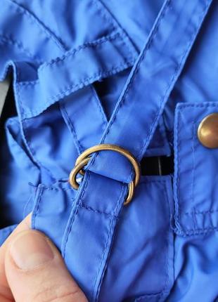 Вітровка куртка літня синя неонова яскрава7 фото