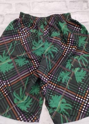 Чоловічі літні шорти з пальмами2 фото