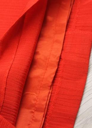 Красная, винтажная юбка (англия)4 фото