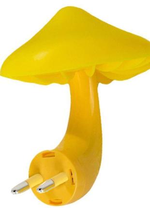 Ночник грибочек с датчиком освещения светодиодный ночник гриб led лампа