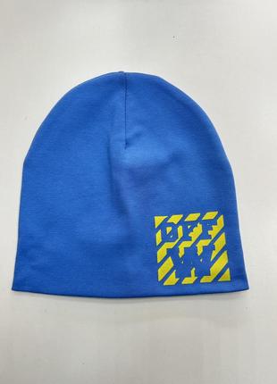 Шапка хлопковая микки  46-52р хлопок двойной