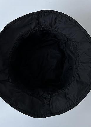Капелюх панама з плащівки болонья з блискавкою чорна унісекс billabong4 фото