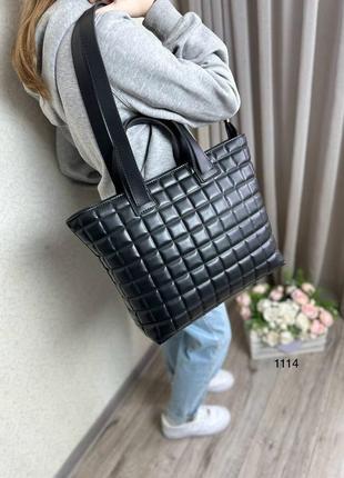 Женская стильная и качественная сумка шоппер из эко кожи бордо10 фото