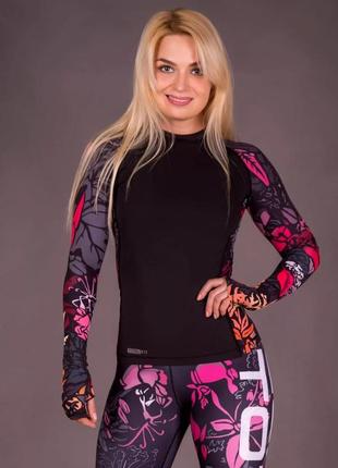 Рашгард для спорту чорний