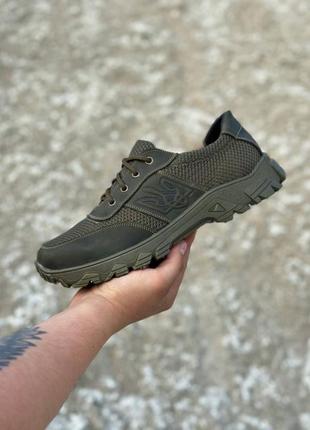 Літні кросівки "тактичні 3d olive" зі ступінатором6 фото