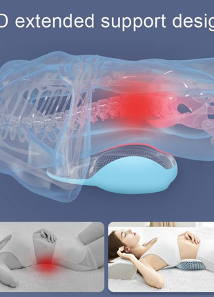 Ортопедическая подушка support pillow для сна / подушка для позвоночника / подушка для спины и ног5 фото