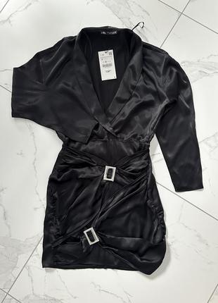 Сатинове плаття zara
