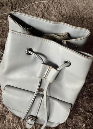 Рюкзак середнього розміру сірий4 фото