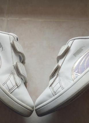 Ьили стильные кроссовки с голографическим серебристым логотипом бренда puma u9 13 eur 322 фото