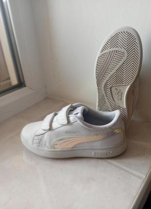 Ьили стильные кроссовки с голографическим серебристым логотипом бренда puma u9 13 eur 323 фото
