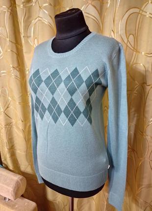 Шерстяной свитер джемпер пуловер шерсть6 фото
