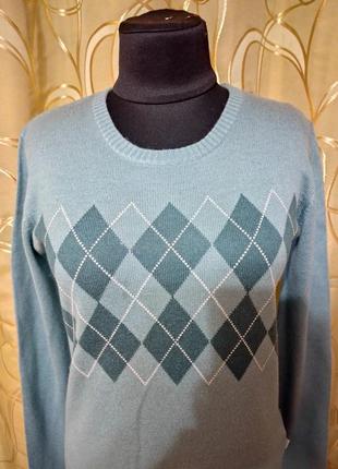 Шерстяной свитер джемпер пуловер шерсть4 фото