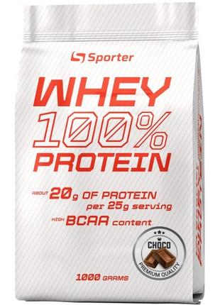 Протеин sporter whey 100% protein - шоколад