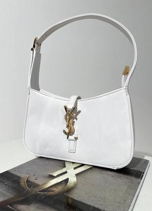 Сумка yves saint laurent hobo white