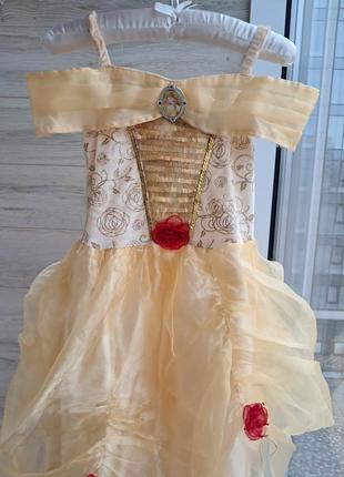 Платье бэль бель принцессы disney 6-7л2 фото