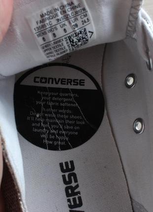 Женские серебристые кеды converse all star оригинал, размер 3910 фото