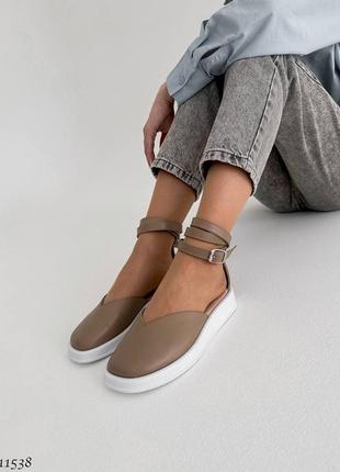 Шкіряні жіночі босоніжки сандалі з натуральної шкіри9 фото