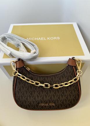 Сумка michael kors cora extra small коричнева