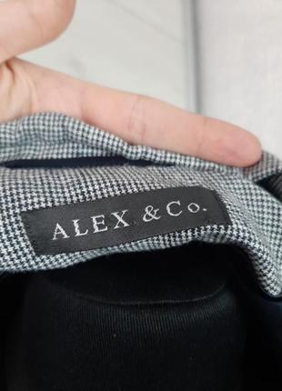 Лляний жакет з укороченим рукавом alex&co розмір 38/м8 фото