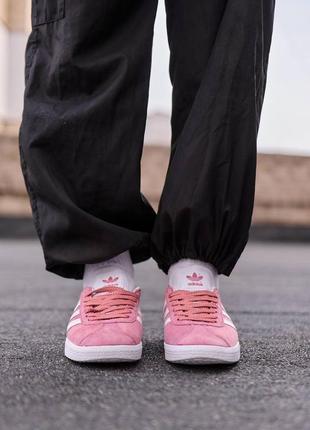 Adidas gazelle pink8 фото