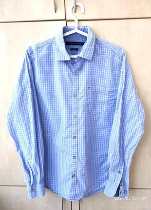 Рубашка tommy hilfiger р-р м хлопок