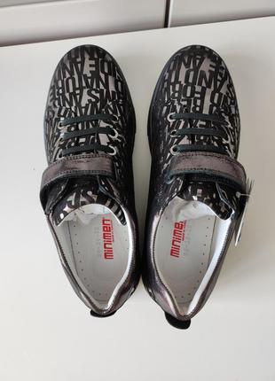 Minimen нові ортопедичні шкіряні кросівки туфлі мокасини кеди5 фото