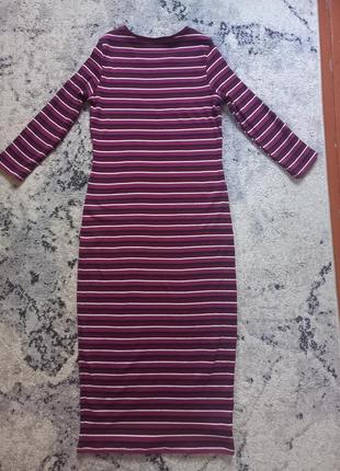 Брендовое платье футляр миди лапша promod, s размера.6 фото