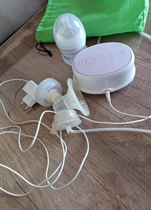 Молоковідсмоктувач електричний philips avent1 фото