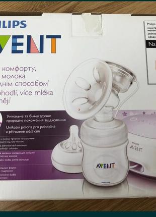 Молоковідсмоктувач електричний philips avent2 фото