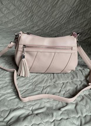 Рожева сумочка клатч