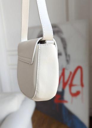 Сумка diesel біла жіноча сумочка клатч крос боді подарунок