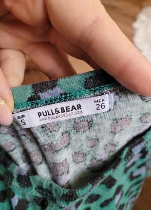Леопардова футболка pull&bear2 фото