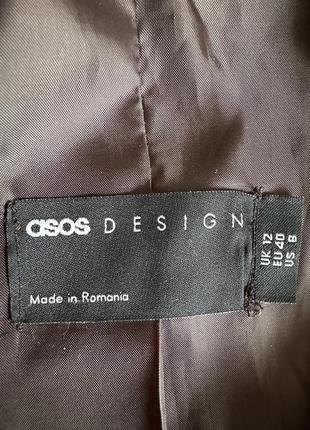 Продам стильный пиджак шоколадного цвета5 фото