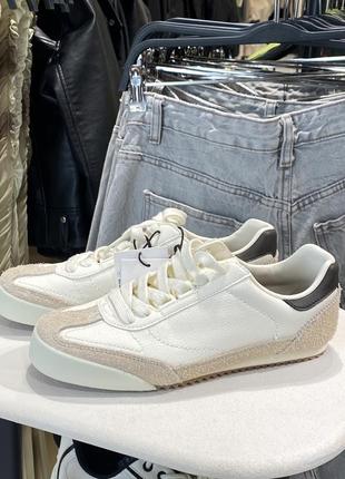 Zara 🔥 стильні кроси замш 36, 37, 38, 39р