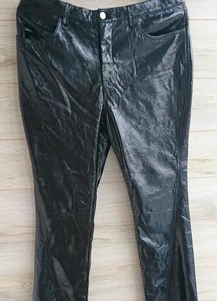 Латексные штаны zara штаны латекс zara l-xl