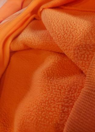 Крутой оригинальный свитшот на флисе under armour оранжевый неон 44-485 фото