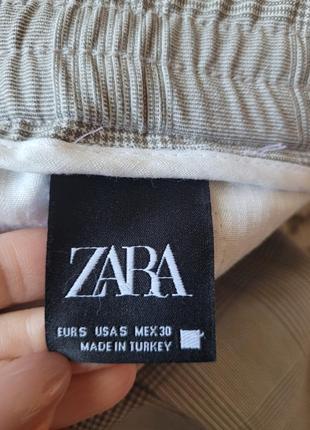 Zara чоловічі штани в клітинку для хлопця,чоловіка в гарному стані,р-s