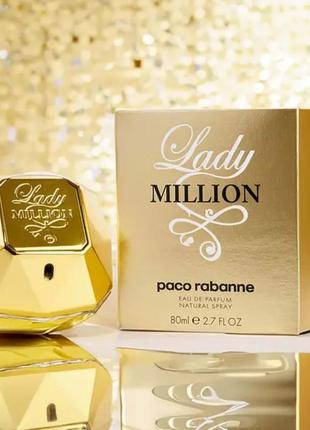 Paco rabanne lady million (фото 3,4)