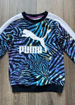 Фірмовий костюм комплект puma енімал принт світшот лосини 11-12 років 152 см3 фото