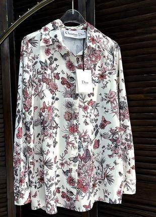 Christian dior шифоновая блуза1 фото