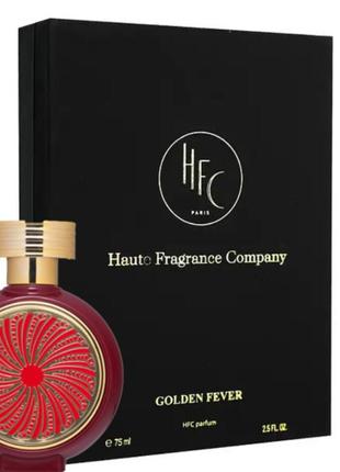 Парфумована вода haute fragrance company golden fever 75 ml. хаут фрагранс компані голден февер 75 мл.