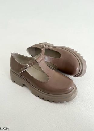 Туфли кожаные
