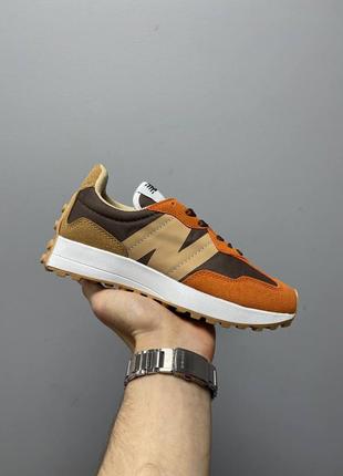 Кросівки new balance 327 ‘orange beige brown’